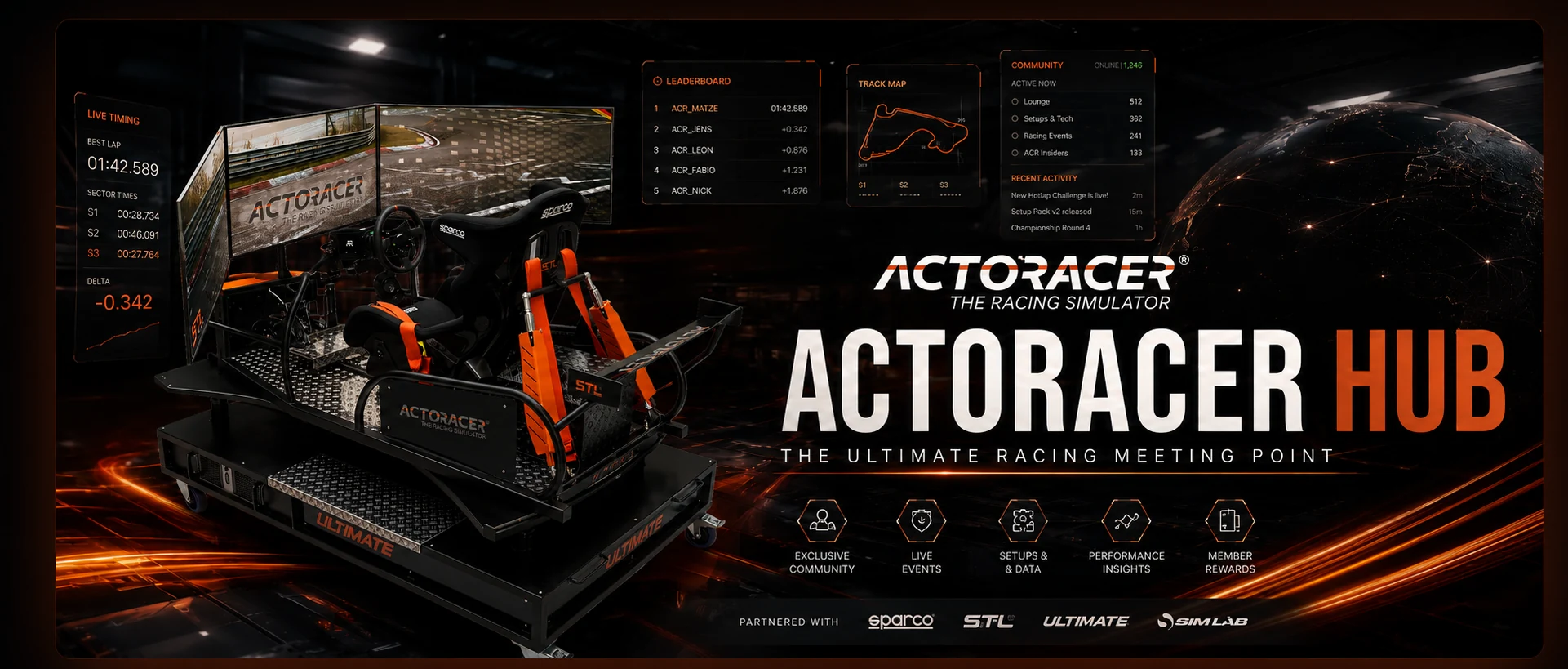 ACTORACER Hub — The Ultimate Racing Meeting Point